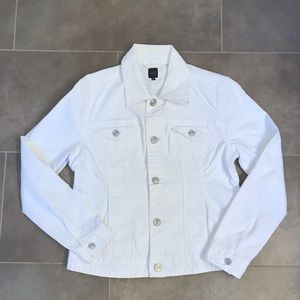 White denim jacket